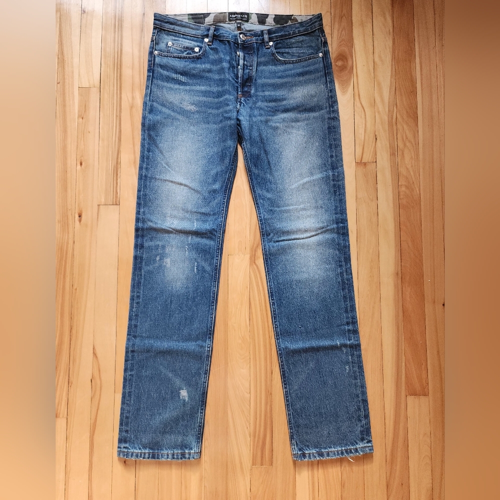 Bape x A.P.C jean very rare!